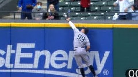 Aaron Judge Robs Jose Ramirez Of A Home Run