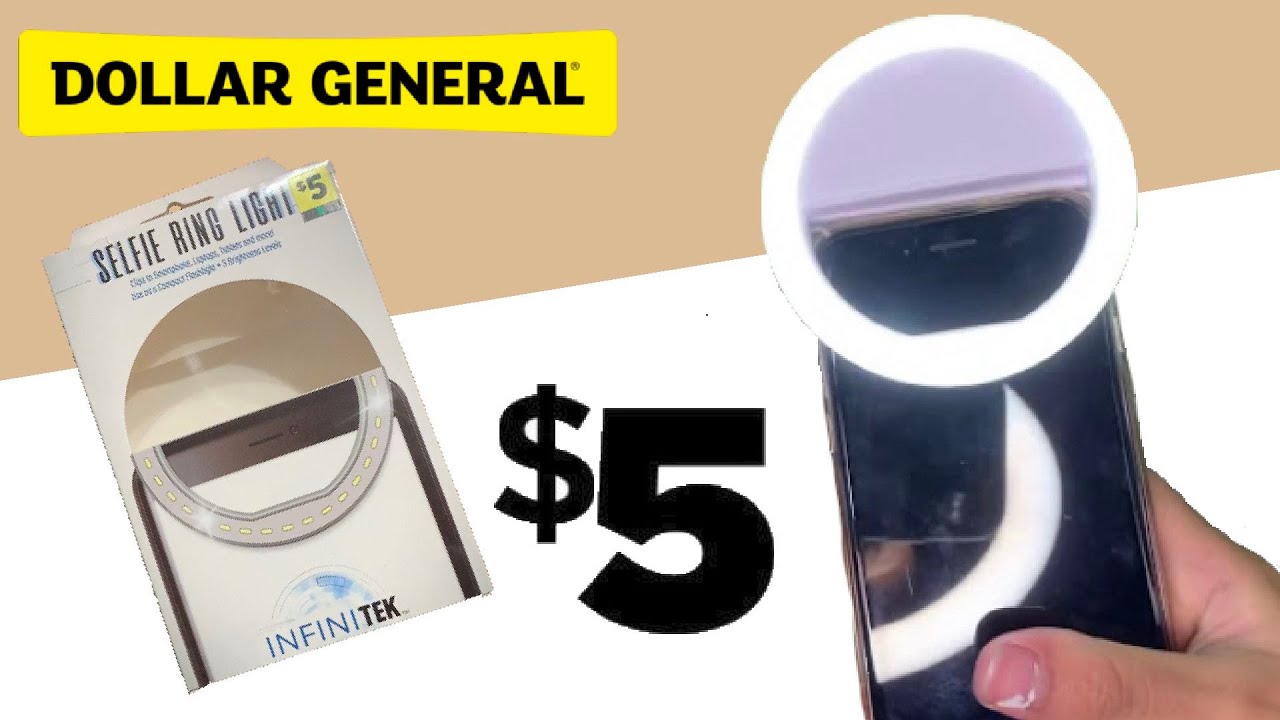 Dollar General phone ring light review! (VlogMas 8) YouTube