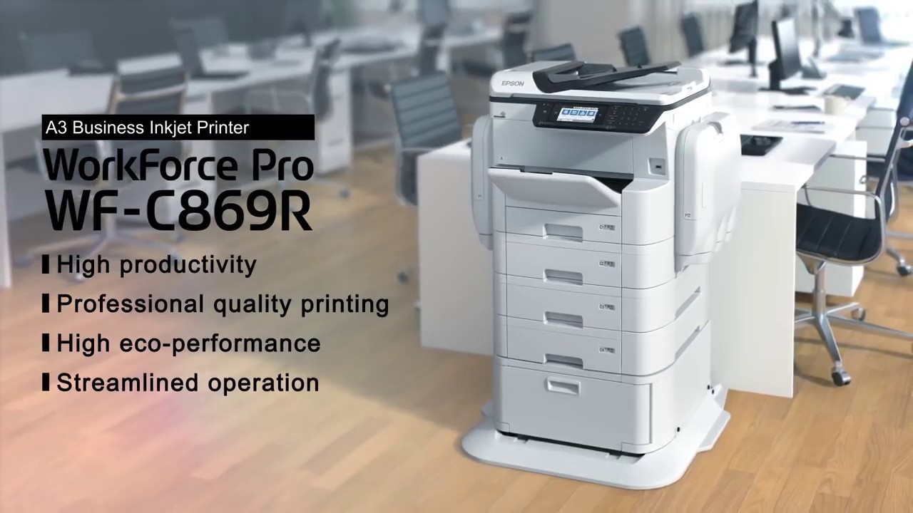 Epson WorkForce Pro WF C869R Product Overview - YouTube