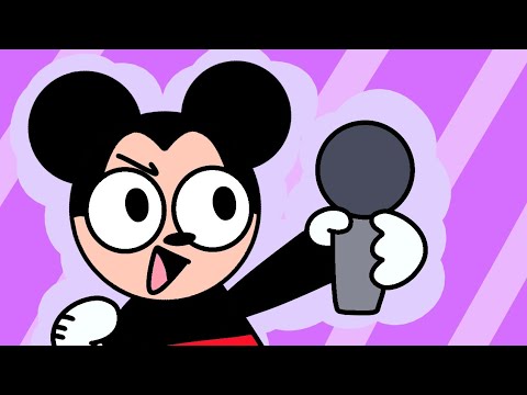 Shinunoga E-Wa but Mickey Mouse sings it