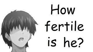 How fertile are doujin protagonists?