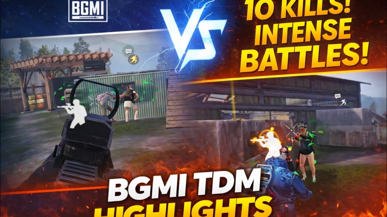 ☠️ 10 Kills INTENSE Battle in BGMI TDM | Full Highlights 🔥 - YouTube