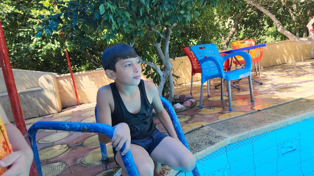 رحلة إلى مسبح على ضفاف نهر العاصي في بلدة دركوش