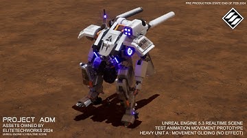 Unreal Engine 5 DevLog: RTS Project AOM – Robtic Unit Real-Time Test (Pre-Production)