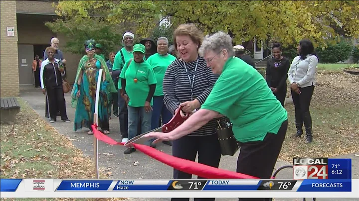 New Urban Walking Trail At J.K Lewis Senior Center...