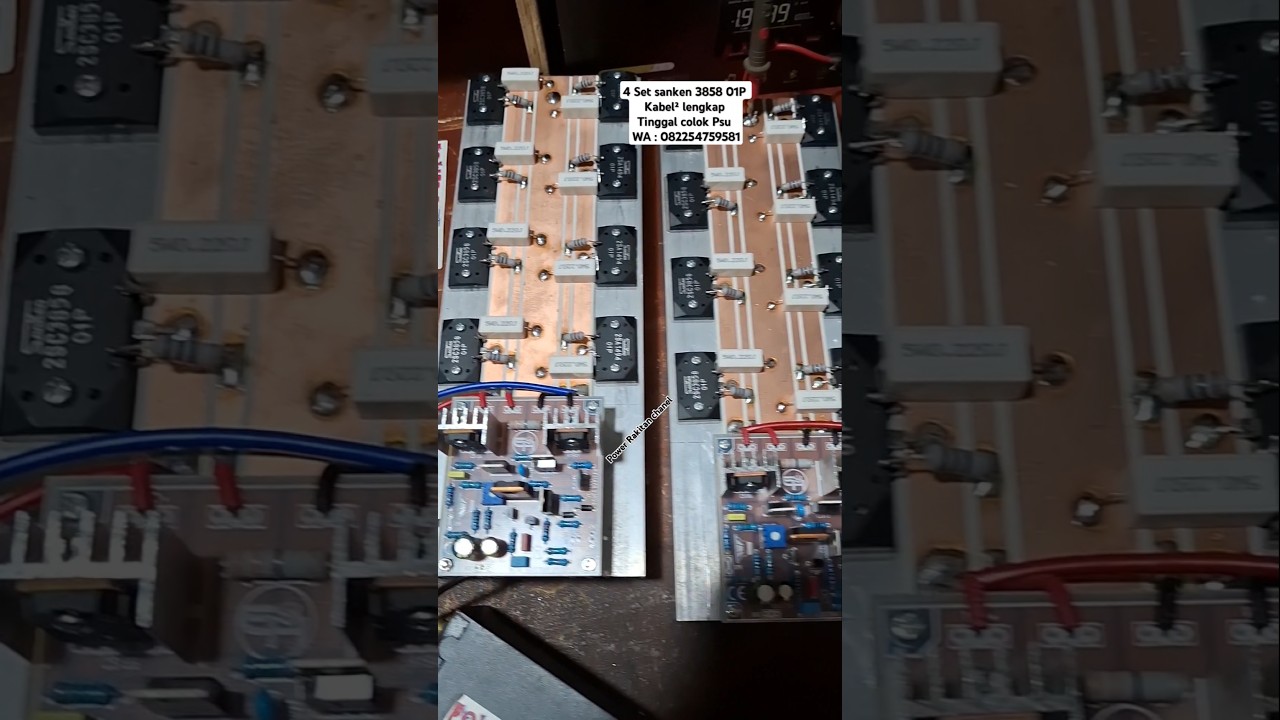 4set sanken 3858 01P Resistor full taiwan 