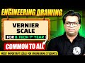 Vernier Scale Explained💥 | Most Important Scale for Every Engineer! | Engineering Drawings