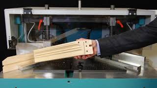 Hoffmann USA  PP2 NC programmable dovetail routing and dowel hole drilling  machine