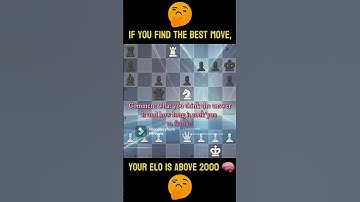 Only 2000+ Elo Can Solve This Puzzle. 😎🤯🤫💀😳🤔
