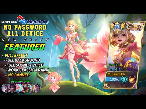 Script Skin Angela Collector - Floral Elf | No Password Full Effect & Voice - New Patch