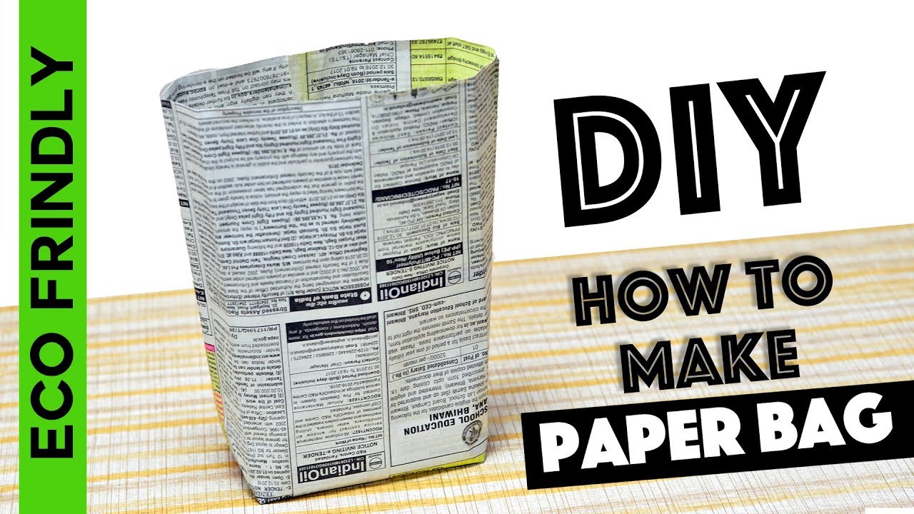 How to Make A Newspaper Bag - Nesting Place  Newspaper bags, Diy newspaper,  Diy newspaper bags