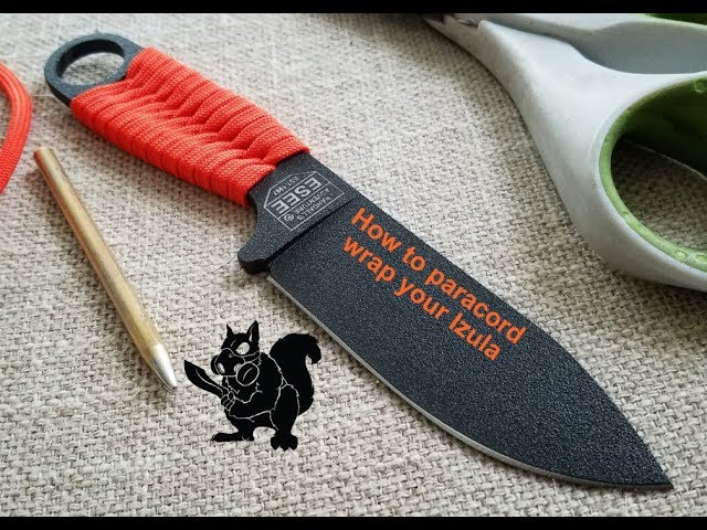 How To Wrap A Knife Handle With Paracord - Simple 3-5 Minute Wrap