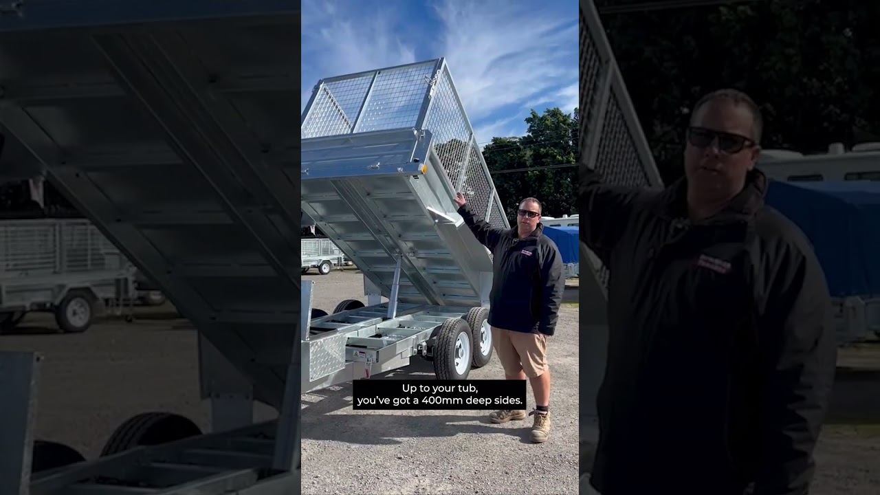 10x5 Hydraulic Tipper Trailer Walk-through 💥