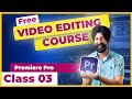 Premiere pro course  class 03    learn editing  in hindi  trim split shortcuts and more