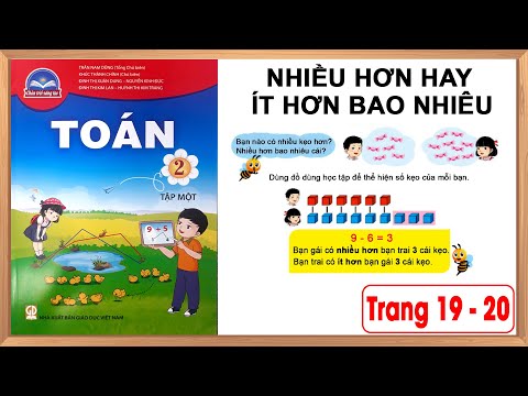 Video Toán lớp 2 chân trời sáng tạo trang 19-20 |Nhiều hơn... - youtube