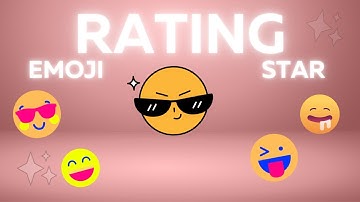 How to make a Emoji Rating using HTML CSS and JS|| Feedback