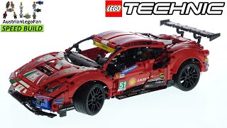 LEGO Technic Ferrari 488 GTE “AF Corse #51” - LEGO 42125 Speed Build