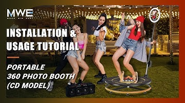 MWE Portable 360 Photo Booth (CD Model) Installation and Usage Tutorial