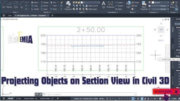 Projecting Objects on Section View in Civil 3D