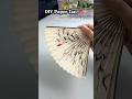 DIY Paper Fan🪭✨#shorts #art #diy #craft #youtubeshorts_