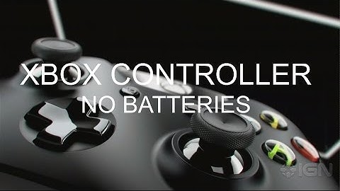 How To Use An XBOX ONE Controller Without Any Batteries | HD
