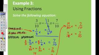 Solving Equations with Fractions and Decimals.avi News