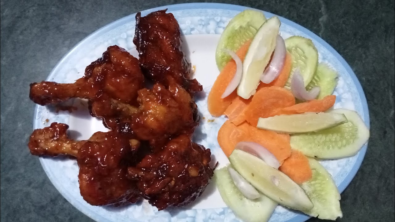 Gravy chicken lollipop recipe tasty snack 😋😋 YouTube