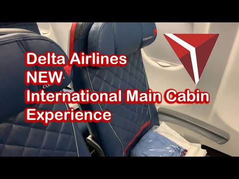 Trip Report | Delta's NEW International Main Cabin To Amsterdam | Airbus A330 | Comfort Plus