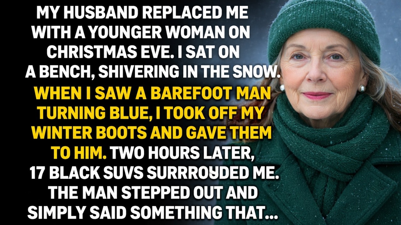 On A Frozen Bench, She Gave Her Warm Boots To A Stranger — Not Knowing He Was A Billionaire...