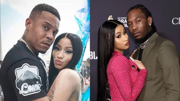 Nicki Minaj Husband Sends Warnings to Cardi B and Offset - YouTube