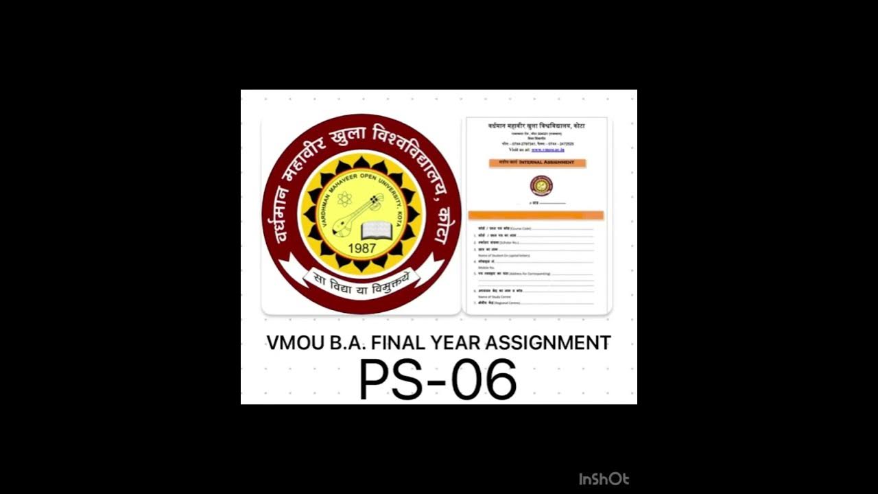 vmou ba 3rd year assignment 2022