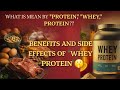 WHAT IS PROTEIN,WHEY PROTEIN?|BENIFITS,SIDE EFFECTS OF WHEY OF WHEY PROTEIN|??🦾🤫