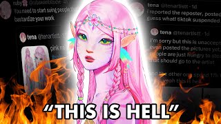 Artists Work Stolen Before Posting Tiktok Suspended Her Instead