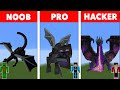 NOOB VS PRO VS HACKER Minecraft Pixel art✨Ender Dragon