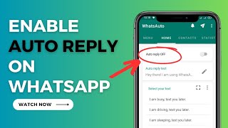 how to Enable auto reply on whatsapp massage|auto-reply text message|Whatsapp Auto reply Kaise Kare
