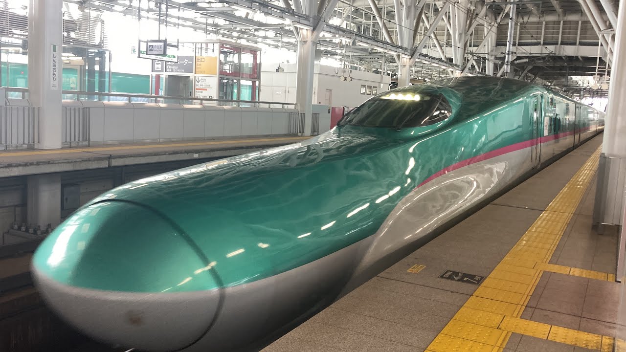 新幹線はやぶさ1号E5系 車窓 新青森→新函館北斗/ 北海道新幹線 新青森 