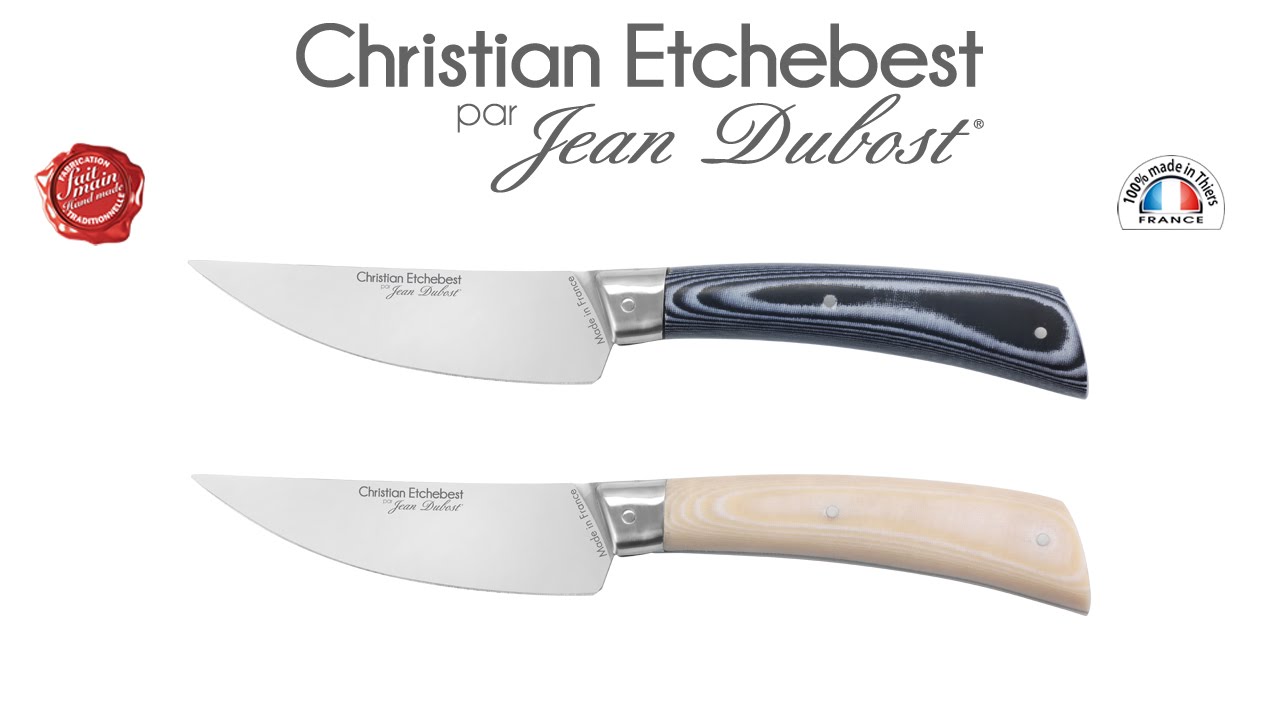 Comment utiliser un couteau santoku, par Jean Dubost Pradel coutelier  professionel