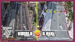 LA Roads 2024 vs Original GTA 5 Roads ► 5Real & LA Revo 2.0 Mods