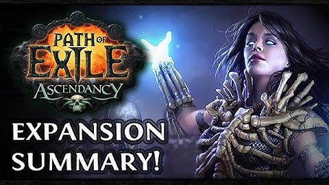 PATH of EXILE ASCENDANCY Expansion! - ZiggyD