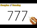 Learn Scorpion Drawing From 777 Number Easy L Learn To Draw A Scorpion 
