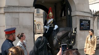 The Ultimate Royal Encounter: CoH Surprises Kings Guard Horse & Poses with Tourists!