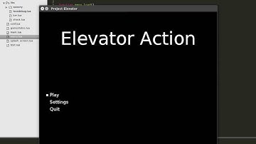 Elevator Jam - Timelapse #1 Main Menu (LOVE2D)