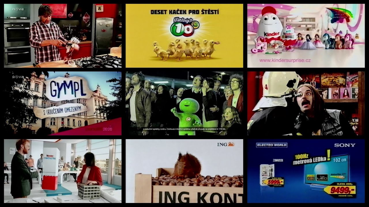 TV Nova - Reklamy a Upoutávky (6. 11. 2013)