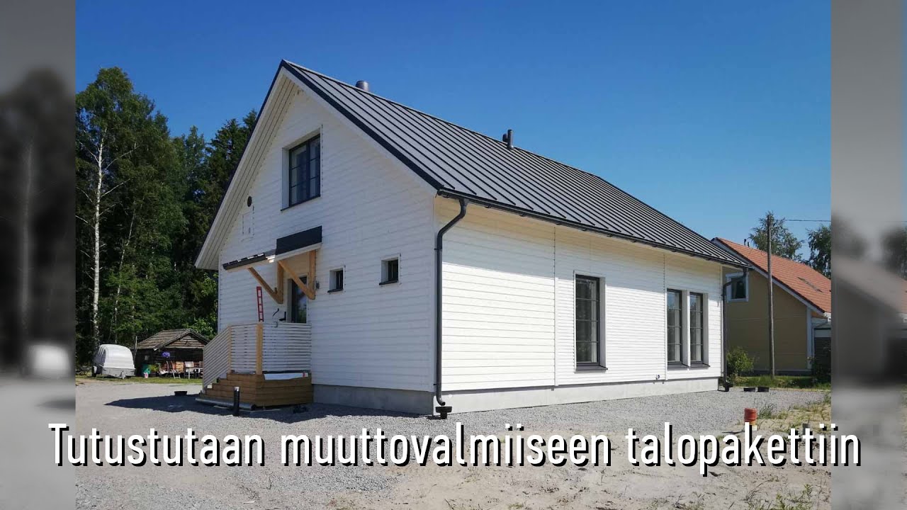 Taloesittely: Muurametalojen Kotiranta 142 A, muuttovalmis talopaketti