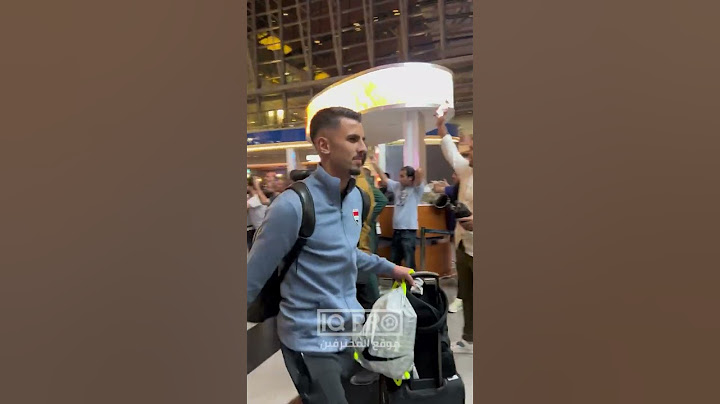 استقبال كبير للمنتخب العراقي من الجماهير العراقية في سلطنة عمان لحظة وصوله الى العاصمة مسقط