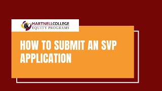 How To Locate and Submit the Salinas Valley Promise (SVP) Application