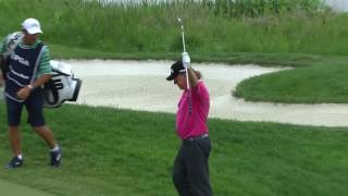 What's Better Miguel Angel Jimenez's Chip In or His Celebration | 2017 Senior PGA Championship