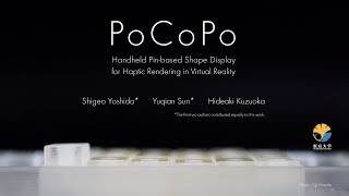 PoCoPo: Handheld Pin-based Shape Display for Haptic Rendering in Virtual Reality (CHI '20)