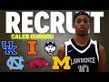 Caleb Ourigou Recruit Update - UConn, Kentucky, Illinois, UNC, Michigan, And Arkansas Involved!