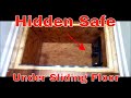 Very Cool Secret Hidden Safe Under Sliding Floor